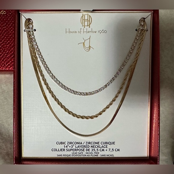 ✨New in Box✨ House of Harlow: Layered Necklace - Picture 2 of 5